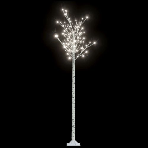 Коледно дърво 220 LED 2,2 м студено бяло върба закрито/открито