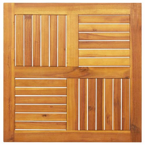 Плот за маса, 70x70x2 см, квадратен, акациево дърво масив