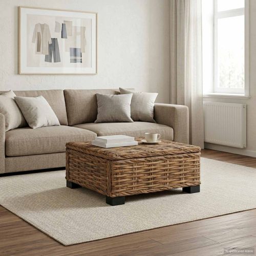 Масичка за кафе GENDT Натурален ратан Натурално 67 x 60 x 30 см