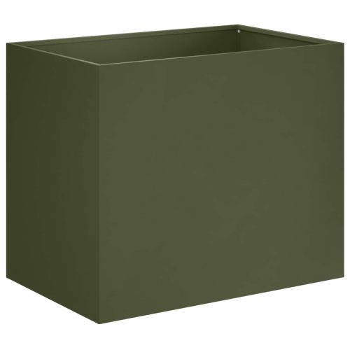 Градинска саксия Маслиненозелено 50 x 40 x 50 см
