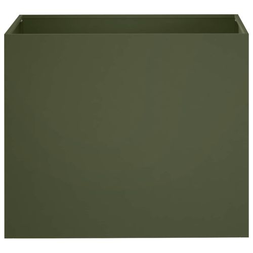 Градинска саксия Маслиненозелено 50 x 40 x 50 см