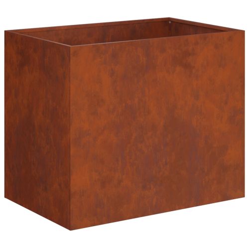 Градинска саксия Ръждясало 50 x 40 x 50 см Кортенова стомана