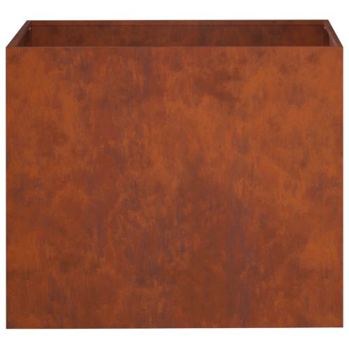 Градинска саксия 2 бр. Ръждясало 50 x 40 x 50 см
