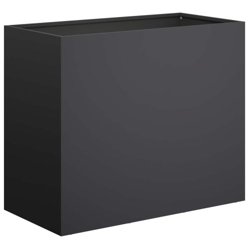 Градинска саксия Черно 60 x 30 x 50 см