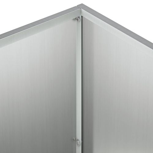 Градинска саксия 2 бр. Сребристо 60 x 30 x 50 см
