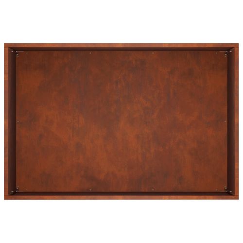 Градинска саксия Ръждясало 50 x 40 x 40 см Кортенова стомана