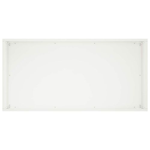 Градинска саксия 2 бр. Бяло 60 x 30 x 40 см