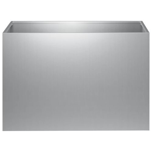 Градинска саксия Сребристо 60 x 40 x 40 см Поцинкована стомана