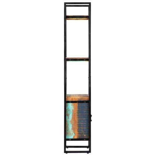 Етажерка за книги, 45x30x171 см, регенерирано дърво масив