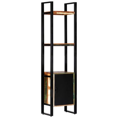 Етажерка за книги, 45x30x171 см, регенерирано дърво масив