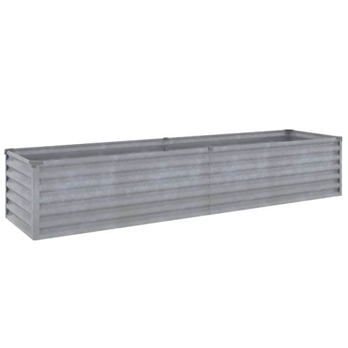 Повдигната градинска леха 194x50x36 см, кортенова стомана