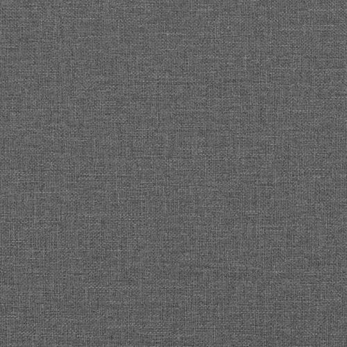Шампоан стол Тъмен сив и черен 136 x 60 x 92 см текстил