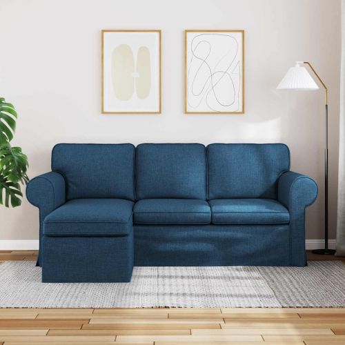 Диван Синьо 195 x 138 x 80 см текстил