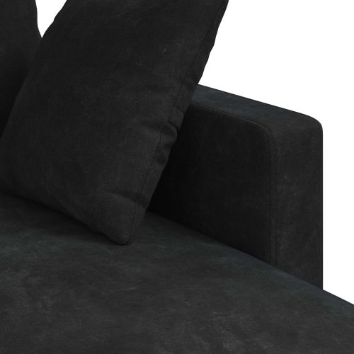 Диван Черно 178 x 134 x 80 см Кадифе