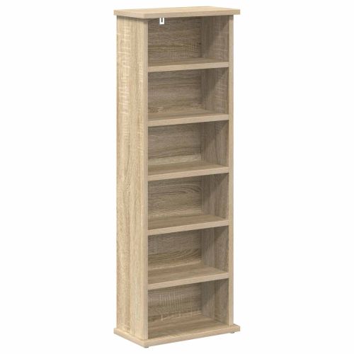 Кабинет за CD Дъб сонома 60 x 17 x 92 см Инженерна дървесина