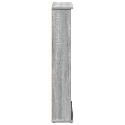 Кабинет за CD 2 бр. Сив Сонома 60 x 17 x 92 см