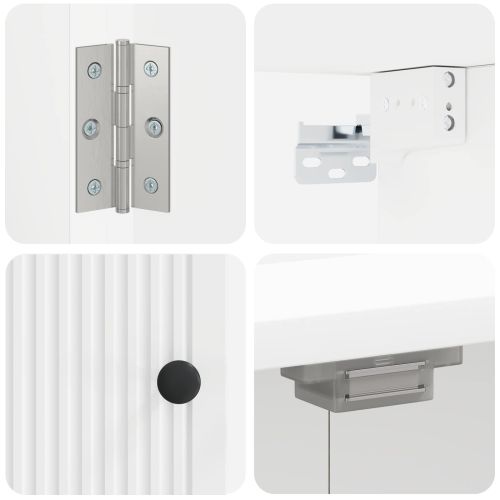 Кабинет за дартборд EDE Бяло 52,5 x 10,5 x 53,5 см