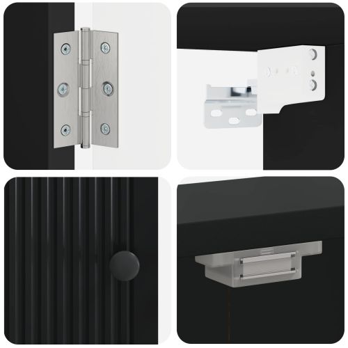 Кабинет за дартборд EDE Черно 52,5 x 10,5 x 53,5 см