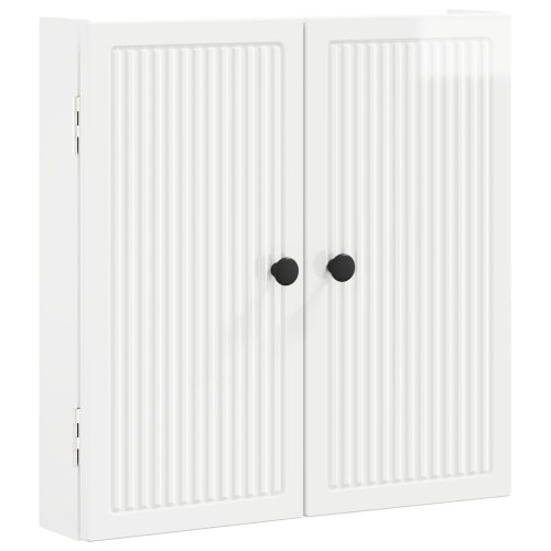Кабинет за дартборд EDE Бял гланц 52,5 x 10,5 x 53,5 см