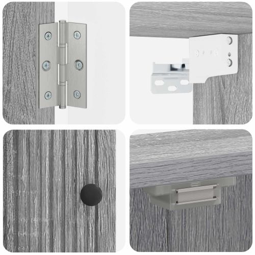 Кабинет за дартборд EDE Сив Сонома 52,5 x 10,5 x 53,5 см