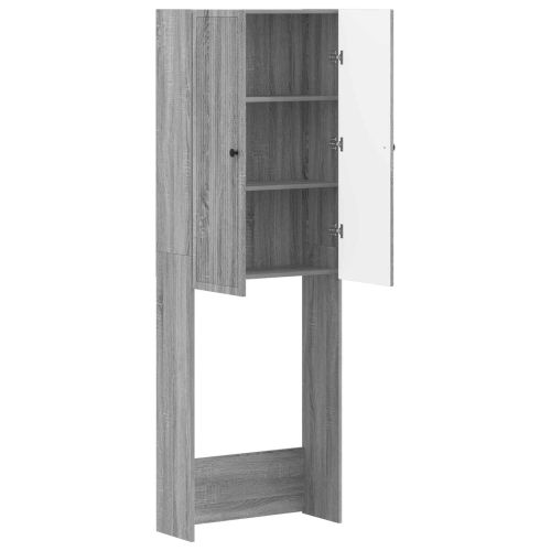 Тоалетна Шкаф EDE Сив Сонома 66 x 25,5 x 190 см