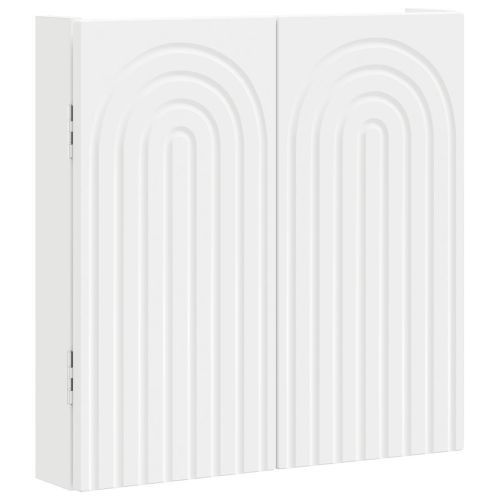 Кабинет за дартборд ALKMAAR Бяло 52,5 x 10,5 x 53,5 см
