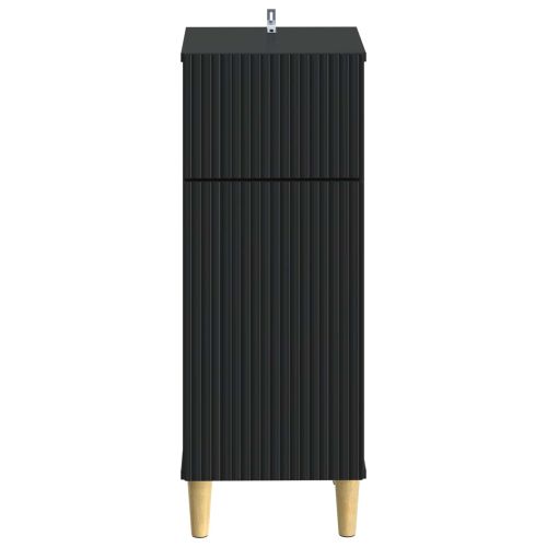 Шкаф за баня ARNHEM Черно 30 x 31 x 80 см Инженерна дървесина