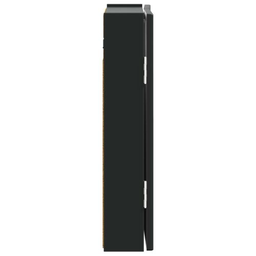 Кабинет за дартборд ARNHEM Черно 52,5 x 10,5 x 53,5 см