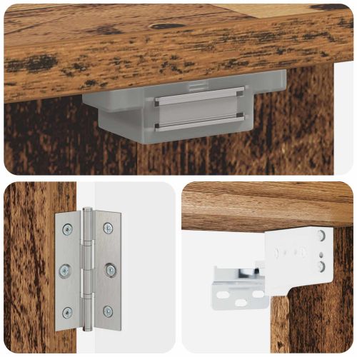 Кабинет за дартборд ARNHEM Старо дърво 52,5 x 10,5 x 53,5 см