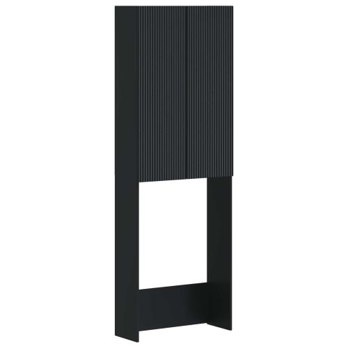 Тоалетна Шкаф ARNHEM Черно 66 x 25,5 x 190 см