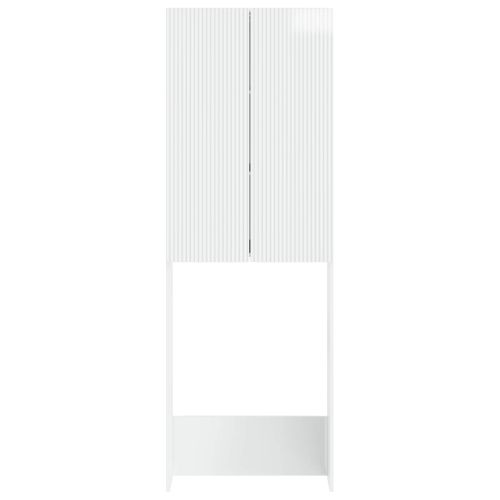 Тоалетна Шкаф ARNHEM Бял гланц 66 x 25,5 x 190 см