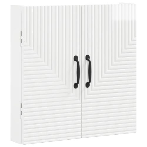 Кабинет за дартборд HAARLEM Бял гланц 52,5 x 10,5 x 53,5 см