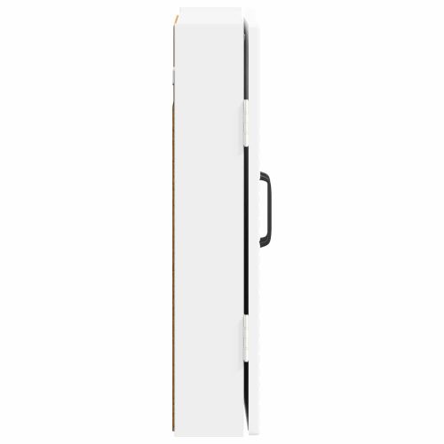 Кабинет за дартборд HAARLEM Бял гланц 52,5 x 10,5 x 53,5 см