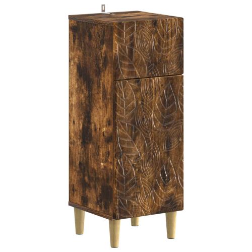 Шкаф за баня DELFT Опушен дъб 30 x 31 x 80 см
