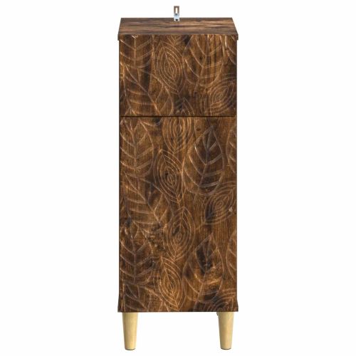 Шкаф за баня DELFT Опушен дъб 30 x 31 x 80 см