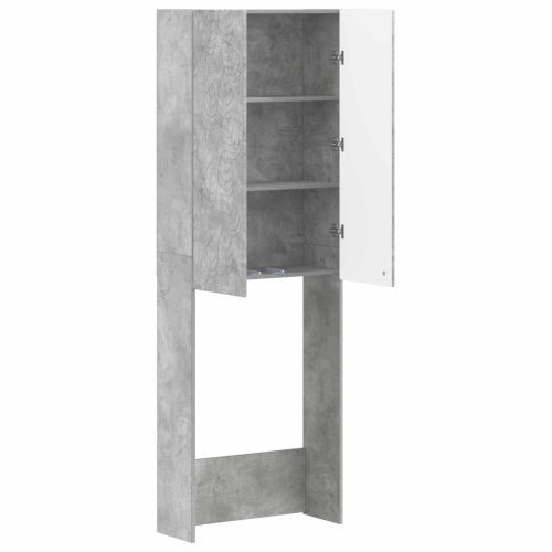 Тоалетна Шкаф DELFT Бетонно сиво 66 x 25,5 x 190 см