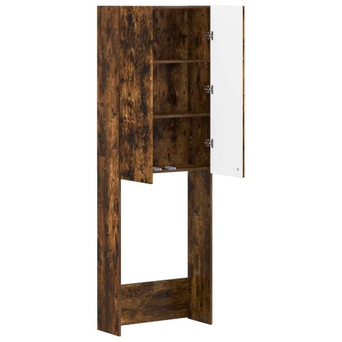 Тоалетна Шкаф DELFT Опушен дъб 66 x 25,5 x 190 см