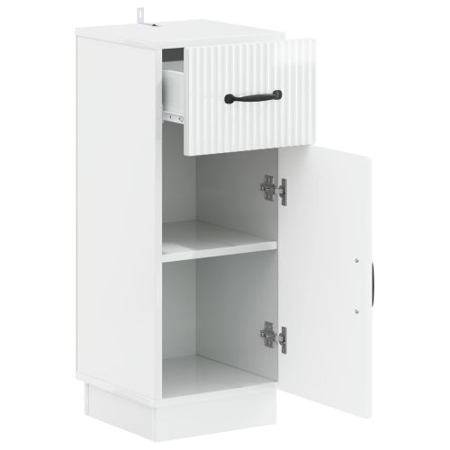 Шкаф за баня HOORN Бял гланц 30 x 31 x 77 см