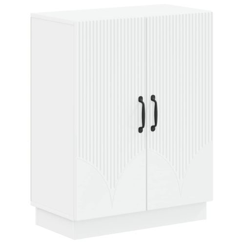 Шкаф за баня HOORN Бяло 59,5 x 31 x 77 см Инженерна дървесина