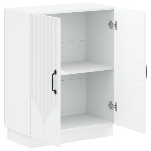 Шкаф за баня HOORN Бяло 59,5 x 31 x 77 см Инженерна дървесина