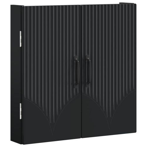 Кабинет за дартборд HOORN Черно 52,5 x 10,5 x 53,5 см