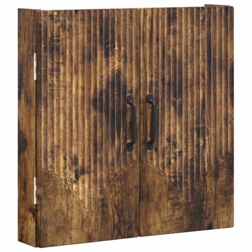 Кабинет за дартборд HOORN Опушен дъб 52,5 x 10,5 x 53,5 см