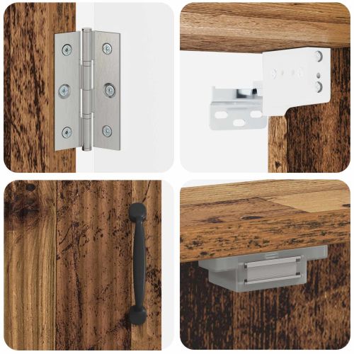 Кабинет за дартборд HOORN Старо дърво 52,5 x 10,5 x 53,5 см