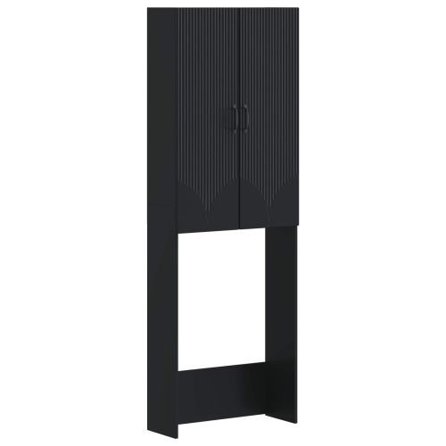 Тоалетна Шкаф HOORN Черно 66 x 25,5 x 190 см