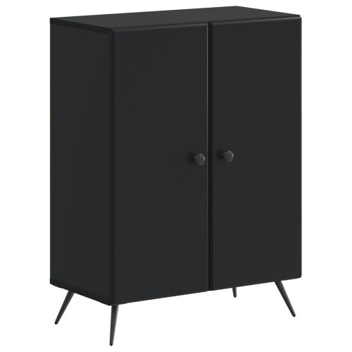 Шкаф за баня BREDA Черно 59,5 x 31 x 80 см Инженерна дървесина