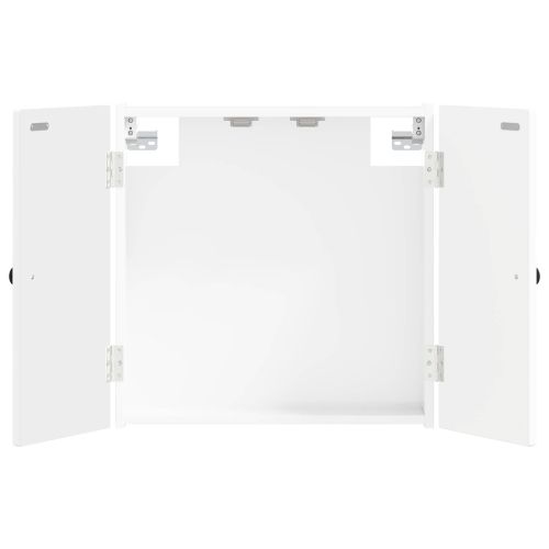 Кабинет за дартборд BREDA Бял гланц 52,5 x 10,5 x 53,5 см