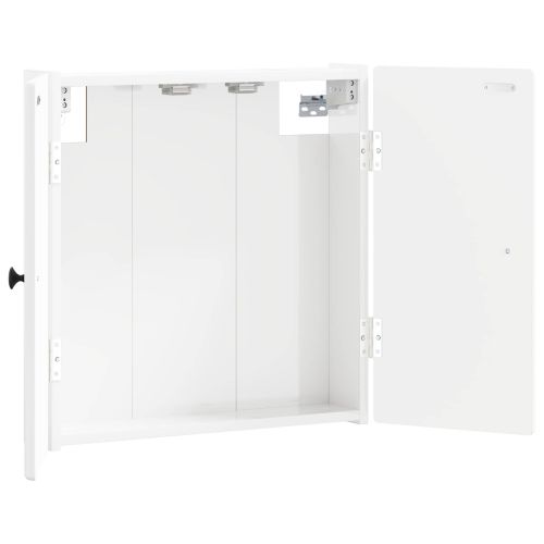 Кабинет за дартборд BREDA Бял гланц 52,5 x 10,5 x 53,5 см