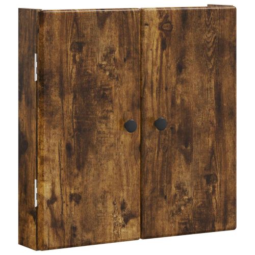 Кабинет за дартборд BREDA Опушен дъб 52,5 x 10,5 x 53,5 см