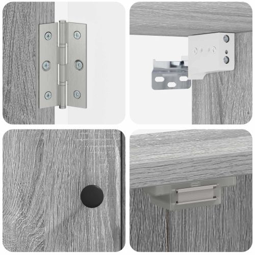 Кабинет за дартборд BREDA Сив Сонома 52,5 x 10,5 x 53,5 см