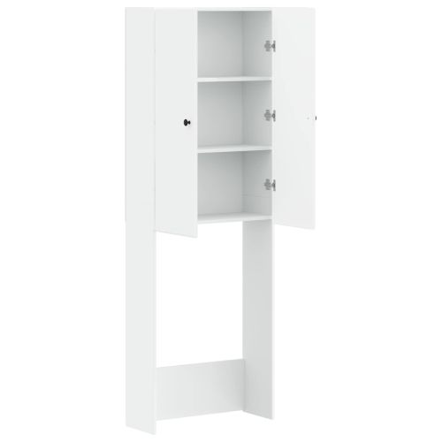 Тоалетна Шкаф BREDA Бяло 66 x 25,5 x 190 см Инженерна дървесина